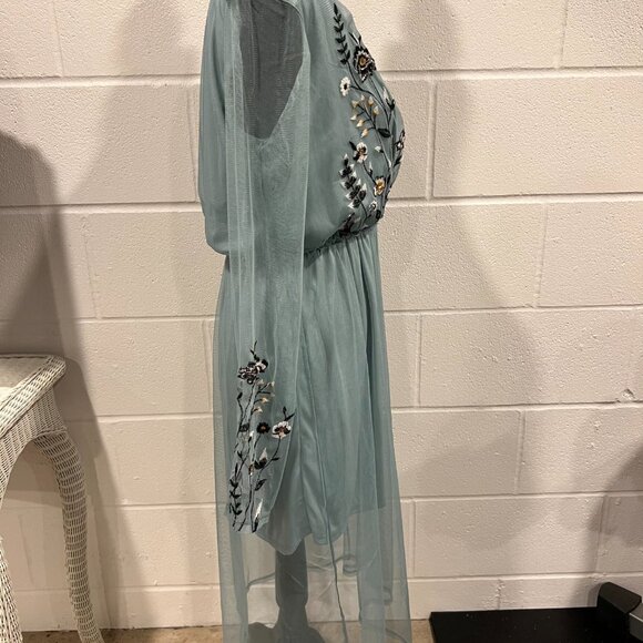 Xhilaration Small Blue Sweater Dress – Cozy Everyday Wear - Picture 7 of 8